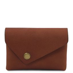 Portamonete in Pelle Marrone TL142572