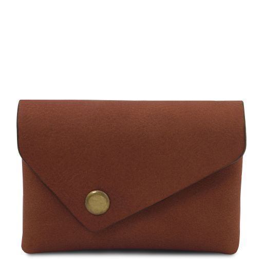 Portamonete in Pelle Marrone TL142572