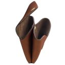 Portamonete in Pelle Marrone TL142572