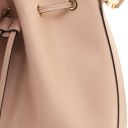 Vittoria Schultertasche Secchiello aus Leder Champagne TL141587
