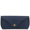Leather Glasses Case Dark Blue TL142571