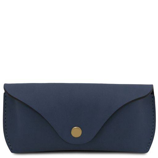 Leather Glasses Case Dark Blue TL142571
