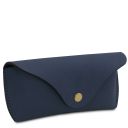 Leather Glasses Case Dark Blue TL142571