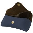 Leather Glasses Case Dark Blue TL142571