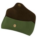 Leather Glasses Case Green TL142571