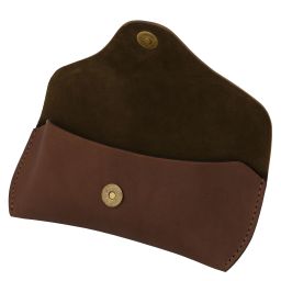 Portaocchiali in Pelle Testa di Moro TL142571