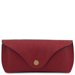 Leather Glasses Case Red TL142571