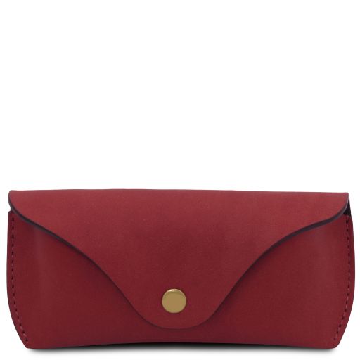 Leather Glasses Case Red TL142571