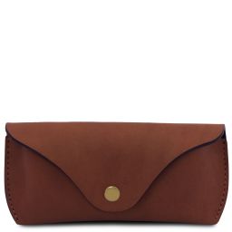Leather Glasses Case Brown TL142571