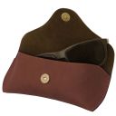 Leather Glasses Case Brown TL142571