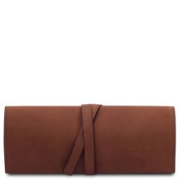 Leather Jewellery Case Brown TL142625