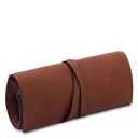Leather Jewellery Case Brown TL142625