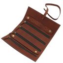 Leather Jewellery Case Brown TL142625
