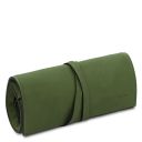 Leather Jewellery Case Green TL142625