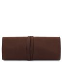 Leather Jewellery Case Dark Brown TL142625