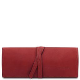 Leather Jewellery Case Red TL142625