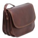 Greta Lady Leather bag Brown TL141958