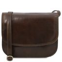 Greta Lady Leather bag Dark Brown TL141958