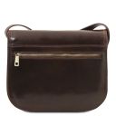 Greta Lady Leather bag Dark Brown TL141958