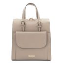 TL Bag Leather Backpack for Women Light Taupe TL142211