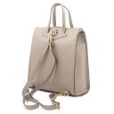 TL Bag Leather Backpack for Women Light Taupe TL142211