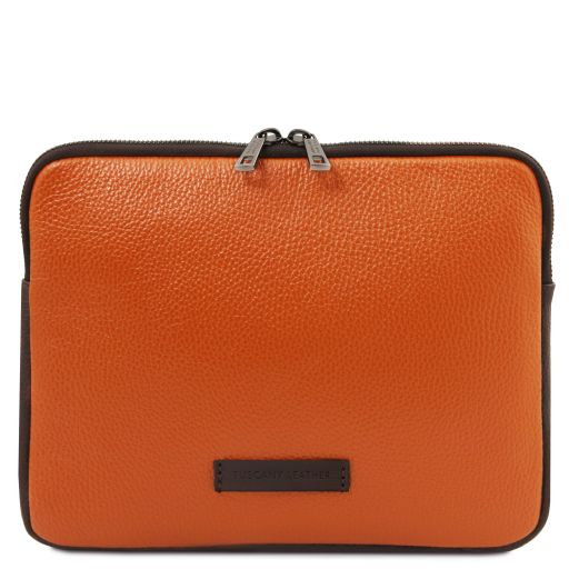 Porta Tablet in Pelle Morbida Arancio TL142593