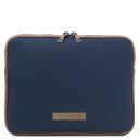 Porta Tablet in Pelle Morbida Blu scuro TL142593