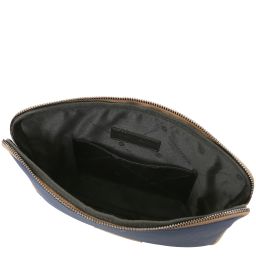 Porta Tablet in Pelle Morbida Blu scuro TL142593