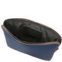Porta Tablet in Pelle Morbida Blu scuro TL142593