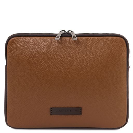 Porta Tablet in Pelle Morbida Cognac TL142593