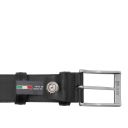 Eleganter Gebürsteter Ledergürtel 35mm Schwarz TL142538