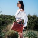 Olimpia Leather Tote Коричневый TL142561