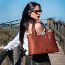 Olimpia Leather Tote Коричневый TL142561