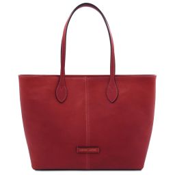 Essenza Sac Bandoulière en Cuir Rouge TL142612