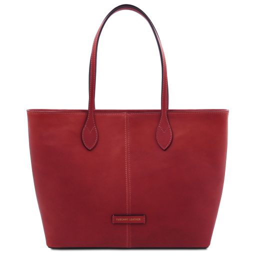 Essenza Leather Shoulder bag Red TL142612