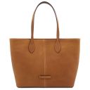 Essenza Leather Shoulder bag Natural TL142612