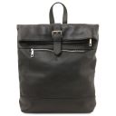 London Soft Leather Backpack Черный TL100314