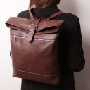 London Soft Leather Backpack Черный TL100314