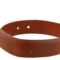 Ceinture Classique en Cuir Pleine Fleur 35mm Marron TL142641