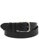 Handcrafted Leather Belt 40mm for Jeans Black TL142643