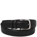 Classic Tuscan Padded Leather Belt 40mm Black TL142644