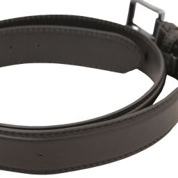 Classic Tuscan Padded Leather Belt 40mm Black TL142644