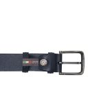 Classic Tuscan Padded Leather Belt 40mm Dark Blue TL142644