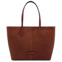 Essenza Leather Shoulder bag Brown TL142612