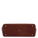 Essenza Leather Shoulder bag Brown TL142612
