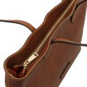 Essenza Leather Shoulder bag Brown TL142612
