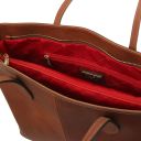 Essenza Leather Shoulder bag Brown TL142612
