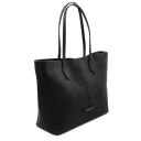 Essenza Leather Shoulder bag Black TL142612