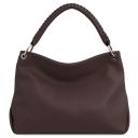 TL Bag Soft Leather Shoulder bag Chocolate TL142087