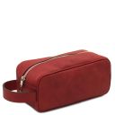 Harvey Trousse de Toilette en Cuir Rouge TL142626